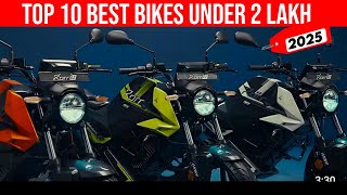 2025 New Top 10 Bikes Under 2 Lakh OnRoad Price In India Tamil ReviewBest Bikes Launched In India [upl. by Valle]