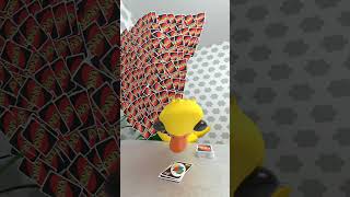 How lucky are you in UNO😅 uno babyduck comedy [upl. by Vorfeld]