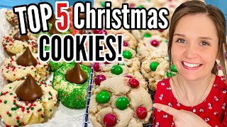 5 of the BEST Christmas Cookies  All The Cookies YOU Should Make This Winter • Julia Pacheco [upl. by Adnertal]