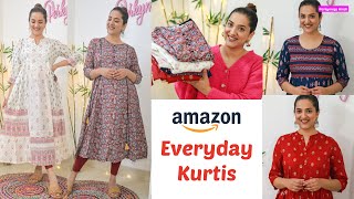 Amazon Everyday Kurtis ft Rangita  Perkymegs Hindi [upl. by Worl]