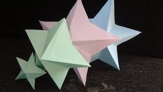 Tutorial de Origami Estrela Passo a Passo  Star [upl. by Starla289]