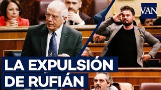 La EXPULSIÓN COMPLETA de Rufián del Congreso [upl. by Moraj98]