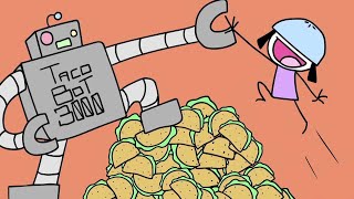 TacoBot 3000 Part 3 of the Raining Tacos saga  Parry Gripp  animation by BooneBum [upl. by Tse]