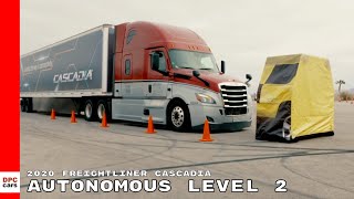 2020 Freightliner Cascadia Truck Autonomous Driving Level 2 [upl. by Fronia]