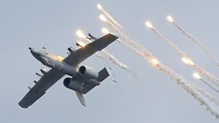 Fairchild Republic A10 Thunderbolt II Combat Footage  Amazing Missile [upl. by Murage]