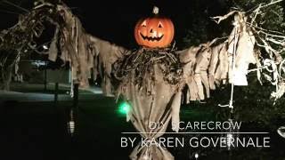 DIY  MAKE YOUR OWN SCARECROW FOR HALLOWEEN  HANK  STEP BY STEP TUTORIAL [upl. by Buroker]