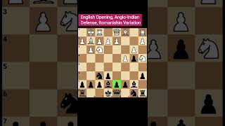 English Opening AngloIndian Defense Romanishin Variation A11 classicgames chessopenings shorts [upl. by Summers850]