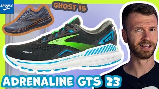 Stability Option vs Neutral Option  Brooks Adrenaline GTS 23 vs Ghost 15  Go To Support GTS [upl. by Irahc]