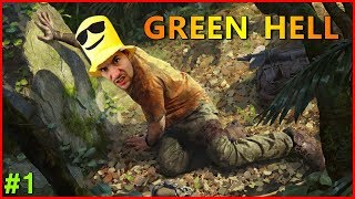 1 Le futur meilleur jeu de survie  → Green Hell lets play gameplay fr [upl. by Nosmas]