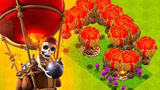 ШАРЫ НА 6ТХ  3 МИКСА С ШАРАМИ НА ТХ6  CLASH OF CLANS [upl. by Attenreb]