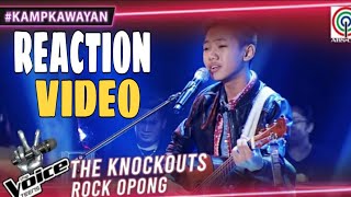 Rock Opong sings Dancing on My Own  The Knockouts  The Voice Teens Philippines 2020  REACTION [upl. by Jempty284]