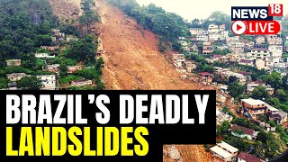 Brazil Mudslide News Live  Brazil Mudslide Kills 19 People  Brazil News LIVE  English News LIVE [upl. by Yenettirb]