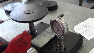 Calibrate Bourdon gauge [upl. by Whitcomb]