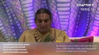 Shreemad Bhagavad Gita Verse 913  Sri Swami Vishwananda [upl. by Nomyad3]