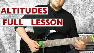 Altitudes  FULL GUITAR LESSON  Jason Becker [upl. by Polivy]