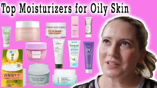 Top Moisturizers for Oily Skin Types 👍 Acne amp Fungal Acne Safe Skincare Products  Fragrance Free [upl. by Jolanta]