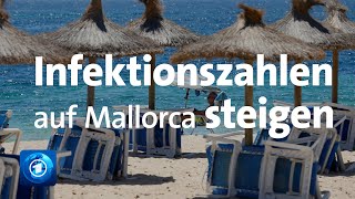 CoronaPandemie Infektionszahlen auf Mallorca steigen [upl. by Brozak]