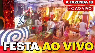 A Fazenda 16 AO VIVO Festa Sacha na Roça e Zé Love Lidera Novo Grupo Flor Chora [upl. by Maxama184]