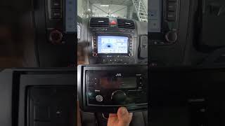 JVC 2DIN Or Android Navigation In Vw Golf [upl. by Consolata]