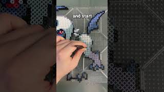 359 Absol  Pokémon Perler Bead Timelapse [upl. by Cece]