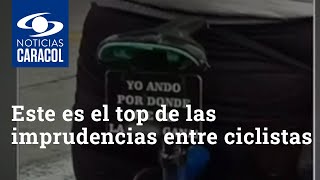 Este es el top de las imprudencias entre ciclistas que pueden causar accidentes mortales [upl. by Kathye323]