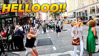 NYC Cycling Incidents Compilation 6  Late Summer 2018 Jaywalkers Wrong Way Cyclists Traffic Jam [upl. by Naugal]