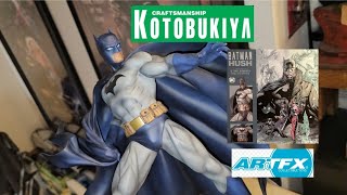 Kotobukiya ARTFX DC Batman Hush Statue unboxing [upl. by Ecirtael965]