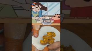 Shinchan food episode Dumplings recipe🥟 shorts [upl. by Judus]