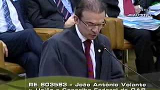 Pleno  STF considera constitucional exame da OAB 27 [upl. by Avlasor]