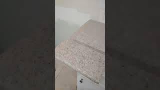 Cut a silestone of a counter top to fit a fridge [upl. by Arhat]