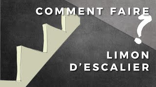 Faire un Escalier Bois  Les limons [upl. by Ydarb]