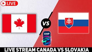 Canada vs Slovakia WJC LIVE STREAM  IIHF Ice Hockey World Junior Championship 2022 Watch Along [upl. by Areik]