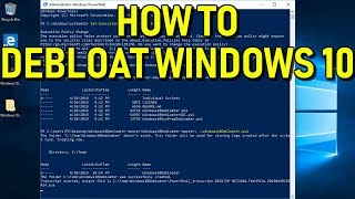 How to Debloat Windows 10 Easy Guide 2019 [upl. by Adiazteb223]