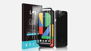 LK Camera Lens Protector＋Screen Protector for Google Pixel 4  Google Pixel 4 XL Installation Video [upl. by Ainoval]