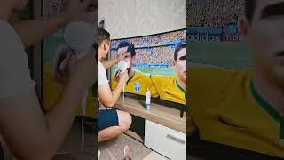 Brazil National Anthem World Cup 🏆⚽viralvideo funny wowcomedy shortvideo wow [upl. by Wyler387]