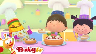 Bakken met BabyTV 🍰🧁  Voedselliedjes voor kinderen  Kinderliedjes amp Kinderliedjes 🎵 BabyTVNL [upl. by Kaazi]