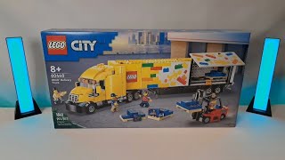 How To Build The LEGO Delivery Truck Set 60440 Stop Motion [upl. by Aamsa]