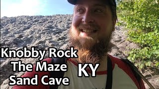 Hiking the Knobby Rock Maze and Sand Cave Trail near Harlan KY [upl. by Donough876]