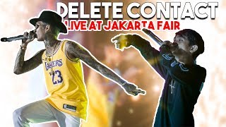 DELETE CONTACT Ft DYCALL SIAHAAN  LIVE AT JAKARTA FAIR 2K19 [upl. by Rhody]