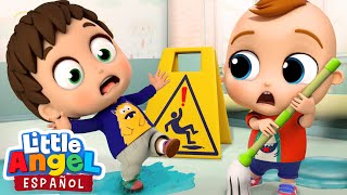 Reglas de Seguridad en la Escuela 🚸  Canciones Infantiles de Bebé Juan  Little Angel Español [upl. by Wendolyn845]