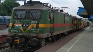 13162 BALURGHAT  KOLKATA TERMINAL TEBHAGA EXPRESS CROSSING DANKUNI JN RAILWAY STATION [upl. by Silvain887]