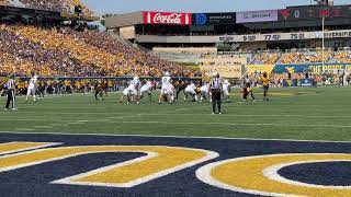 WVU football WVUPSU game action 1  Aug 31 2024 [upl. by Neit]