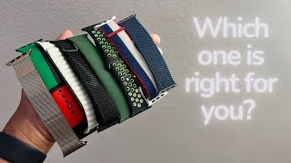 Reviewing EVERY Apple Watch band  Which one is right for you [upl. by Nnainot]