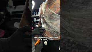 tattoo numbing cream application [upl. by Notsud]