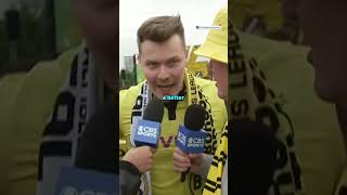 This BVB fan revealed Carras thoughts on the UCLToday crew 😂 [upl. by Ace]