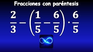 22 Fracciones con paréntesis suma resta multiplicación y división Respuestas video 21 [upl. by Mor]