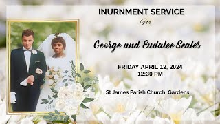 Inurement Service for George and Eudalee Seales [upl. by Eilime]