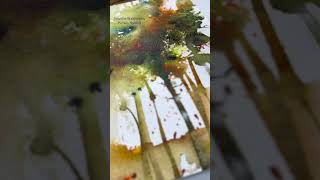 Intuitive Watercolor Live Demo with Pamela Harnois livedemo watercolor shorts [upl. by Alleul]