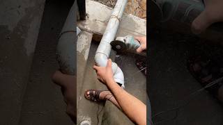 plumbing pvc pipe cut simple tips and trick tips trick idea like youtubeshorts shorts [upl. by Bolt]