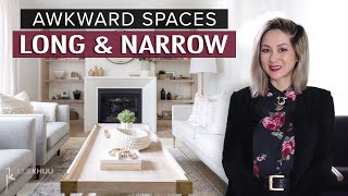 AWKWARD SPACE SOLUTIONS  Long and Narrow Rooms  Julie Khuu [upl. by Gregrory998]